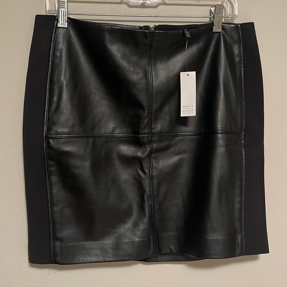 High Quality Faux Leather skirt